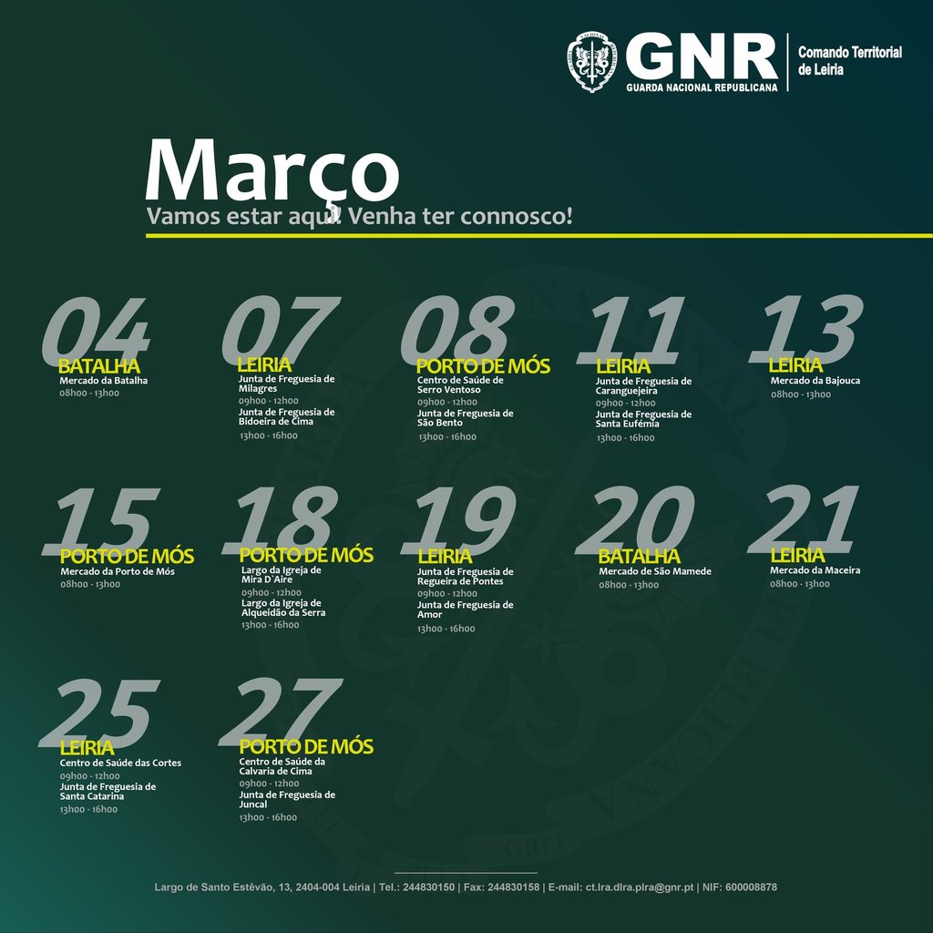 GNR - Sessões de esclarecimento à população - Março 2024