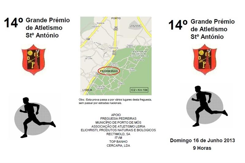 Classificações do 14º Grande Prémio de Atletismo de St. António