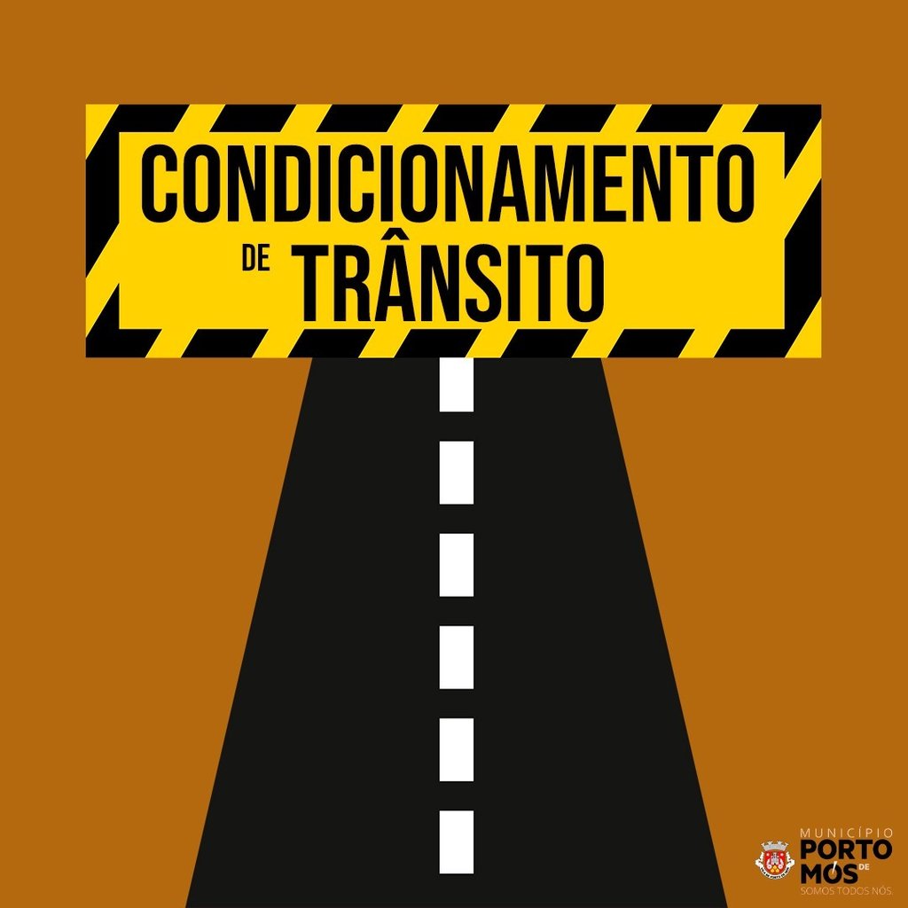 Aviso de Condicionamento de Trânsito - Domingo de Ramos