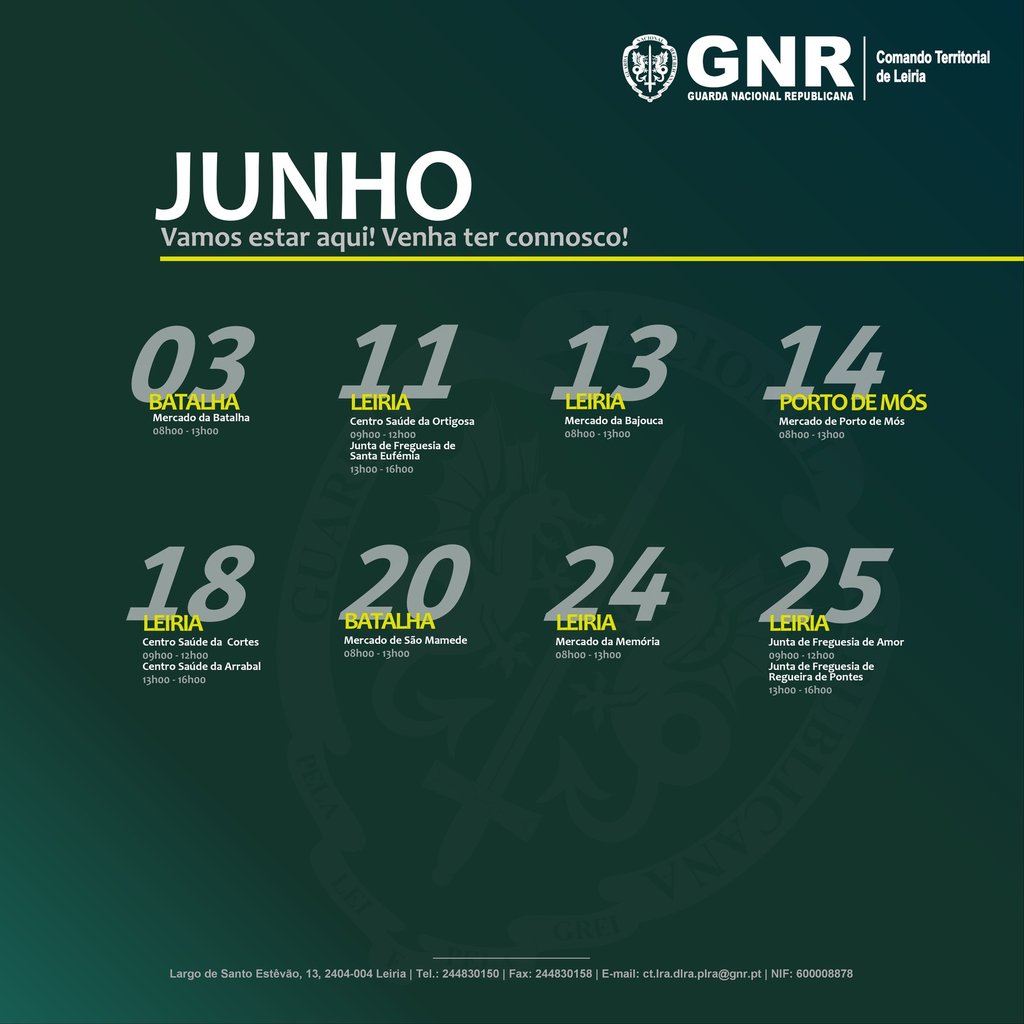 GNR - Sessões de esclarecimento à população - Junho 2024
