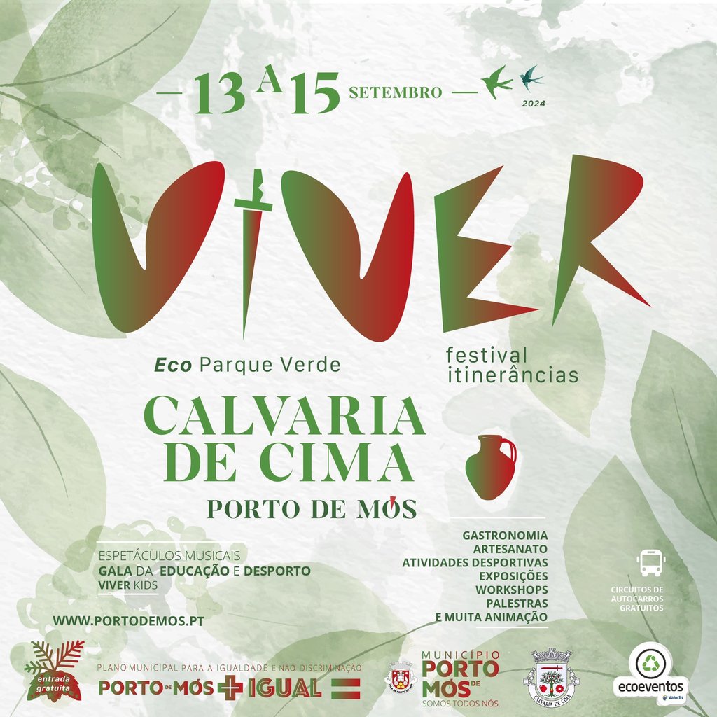 Festival Viver 2024 Calvaria de Cima - Inscrições Abertas