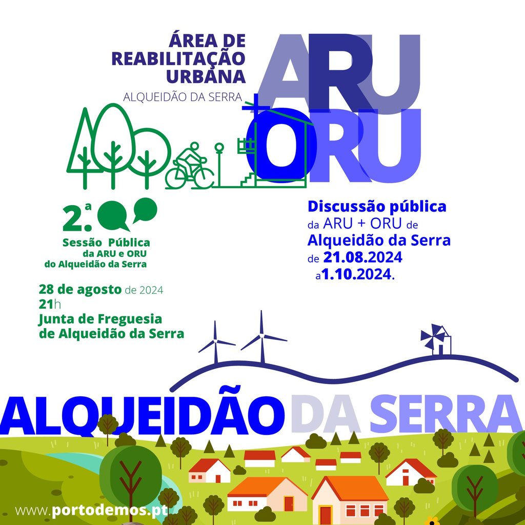 ARU + ORU de Alqueidão da Serra – Discussão Pública