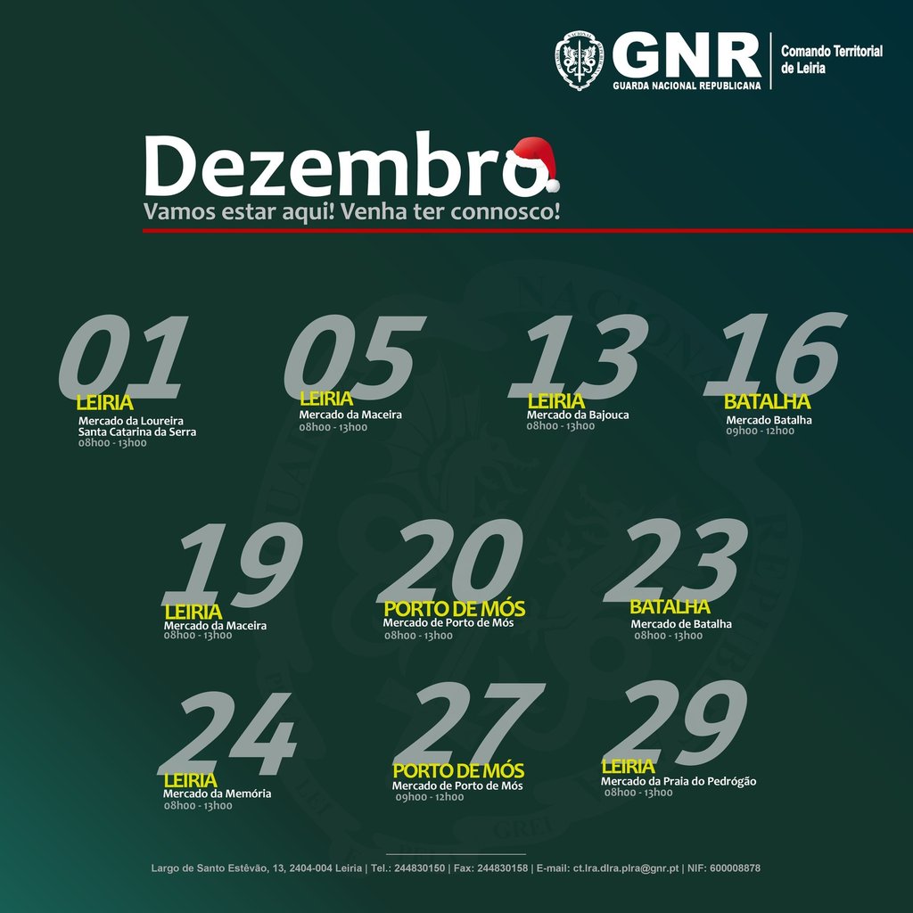 GNR - Sessões de esclarecimento à população - Dezembro 2024