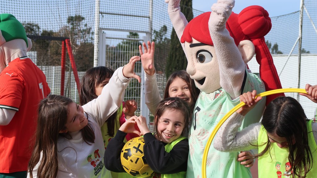 SuperQuinas visitam o Centro Escolar das Pedreiras 