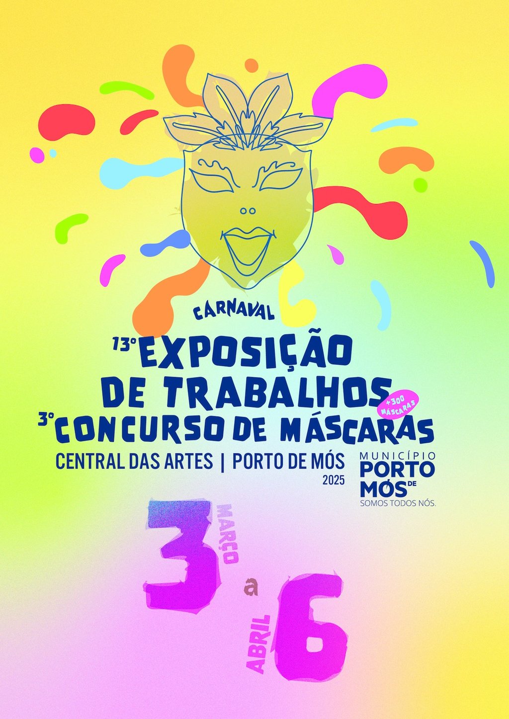 Mais de 300 máscaras em exposição