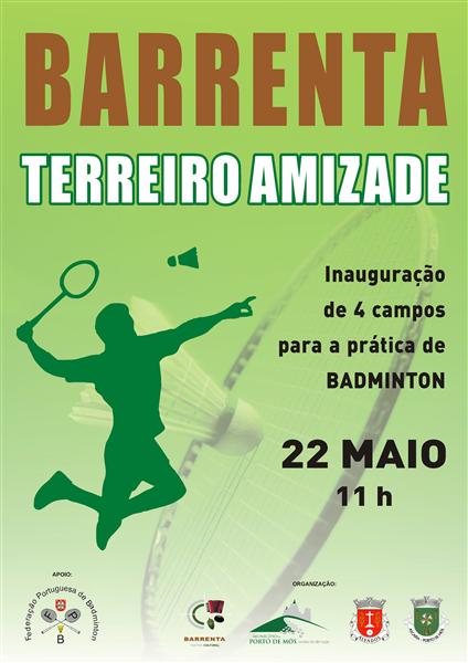 Barrenta inaugura Campos de Badminton