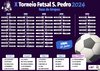 Calendário da Fase de Grupos do X Torneio de Futsal de São Pedro