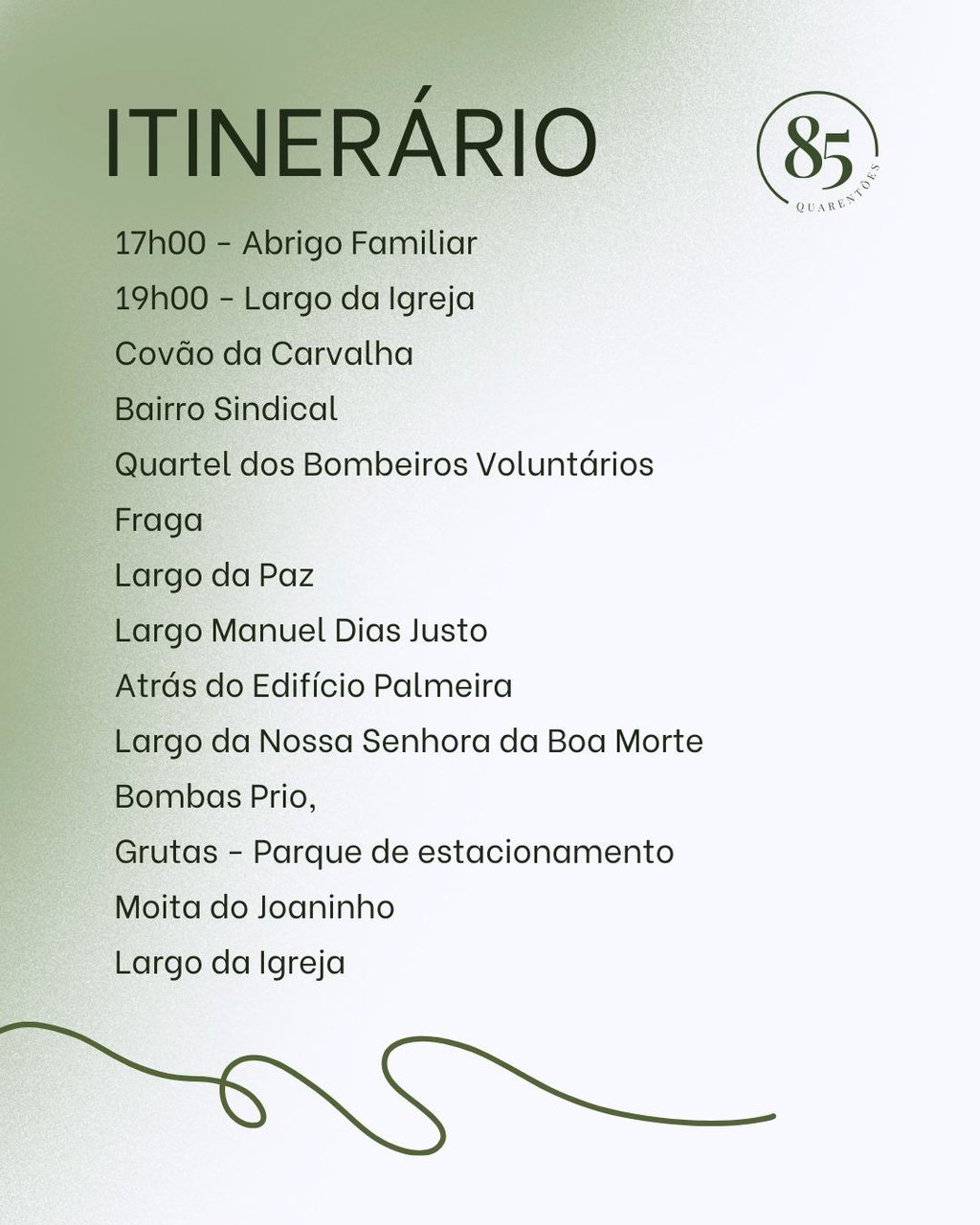 Itinerário das Janeiras de Mira de Aire