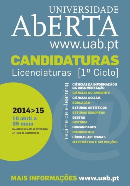 Candidaturas à Universidade Aberta