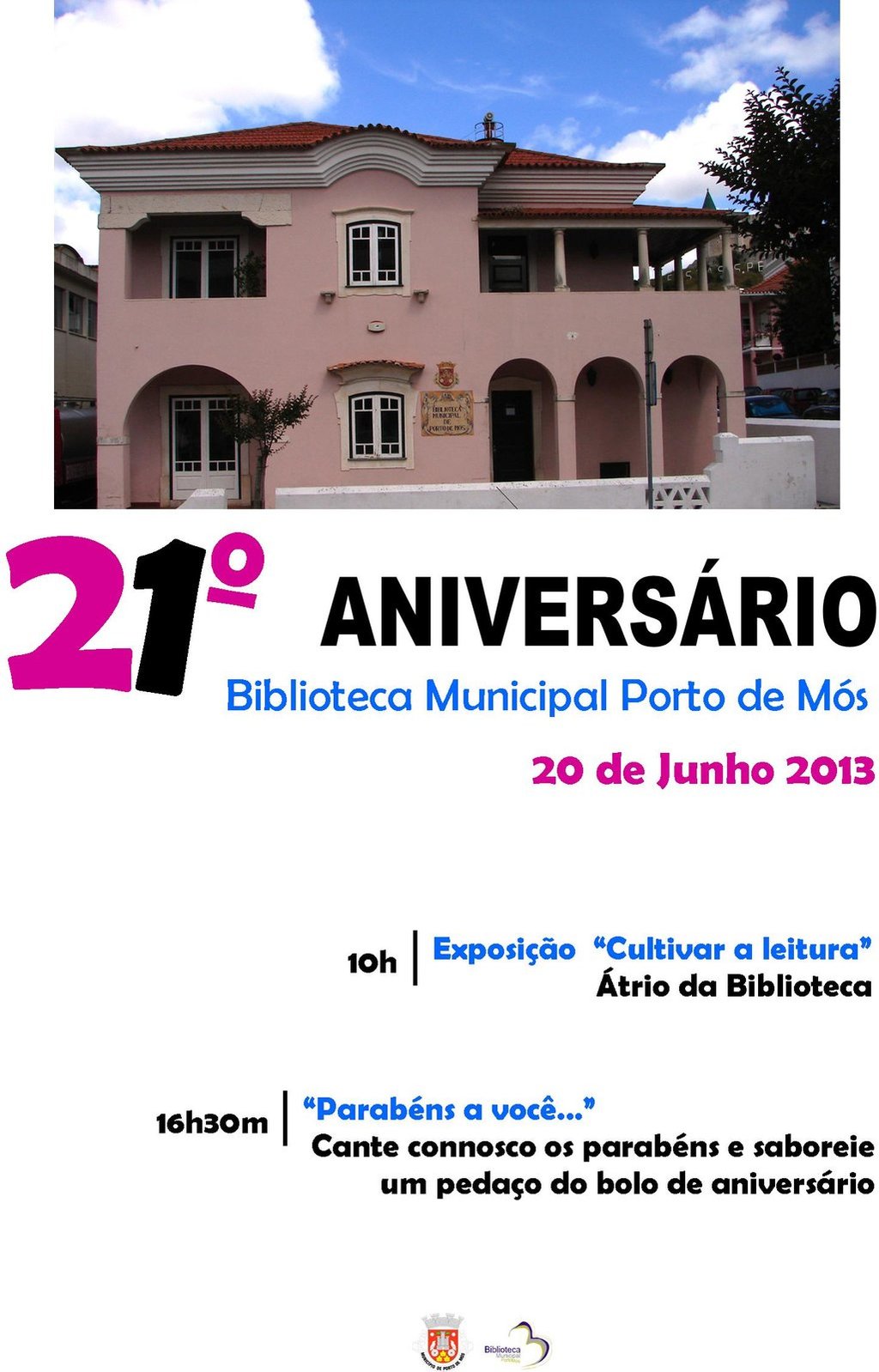 21 Aniversario Boblioteca Municipal de Porto de Mós