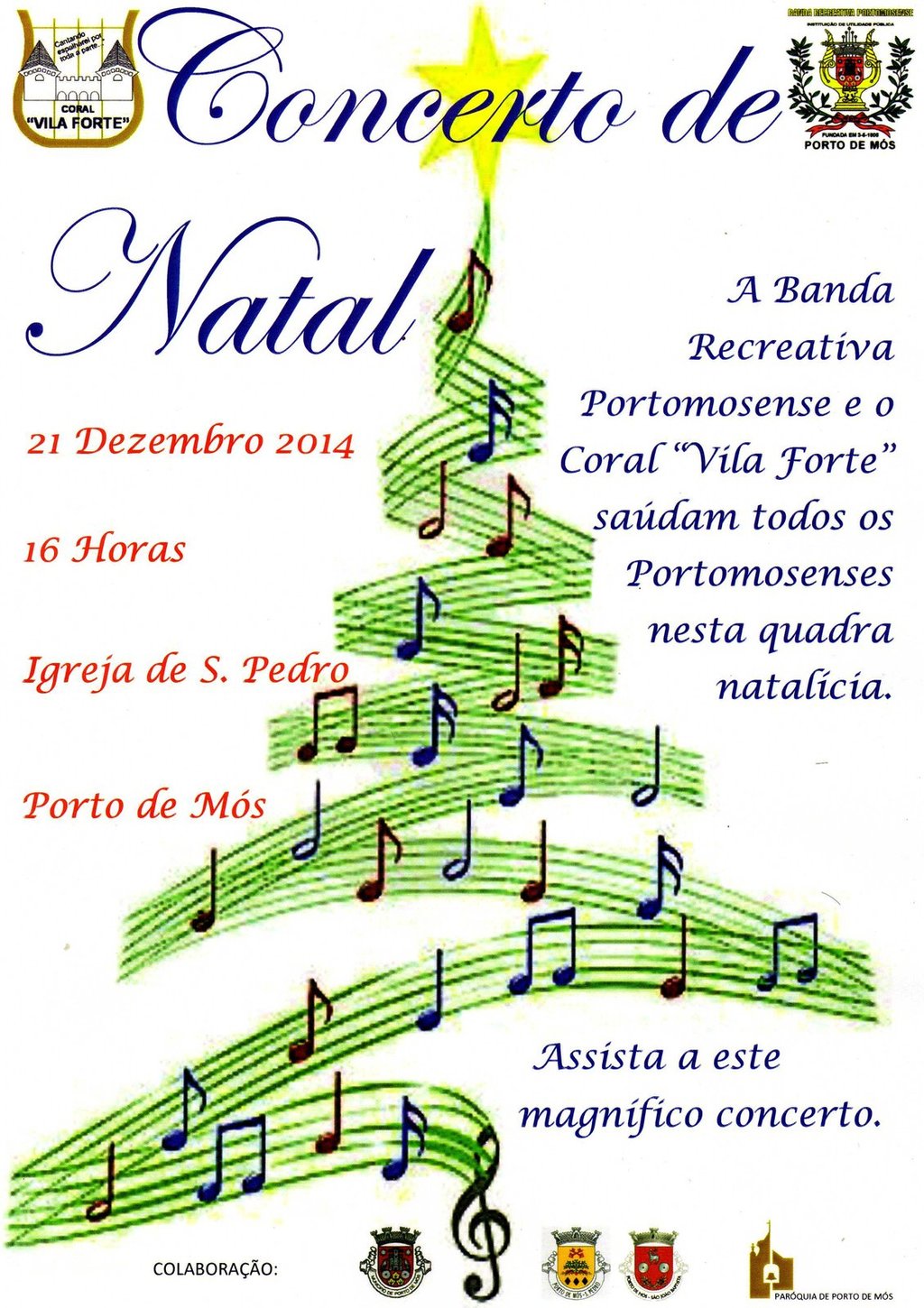 Concerto de Natal da Banda Recreativa Portomosense