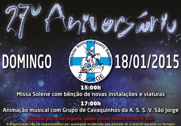 27º Aniversario ASSV São Jorge